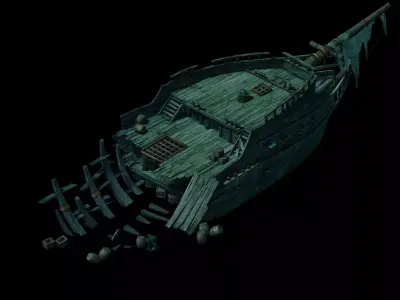 Game Shipwreck - Shipwreck 03 3D model