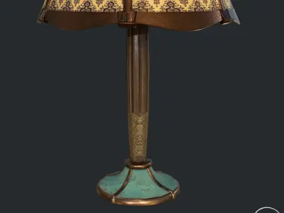 Pbr Desk Lamp Low-poly 3D model