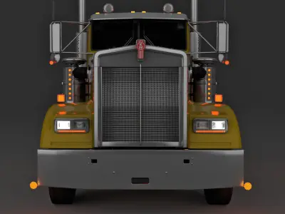 Kenworth W900 3D model