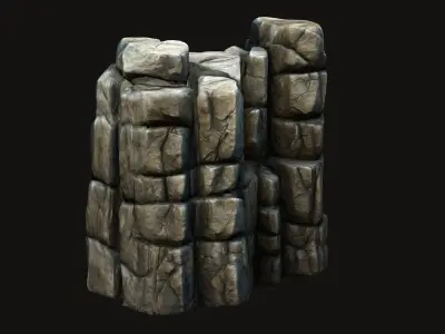 Rock Stone 24 Free low-poly 3D model