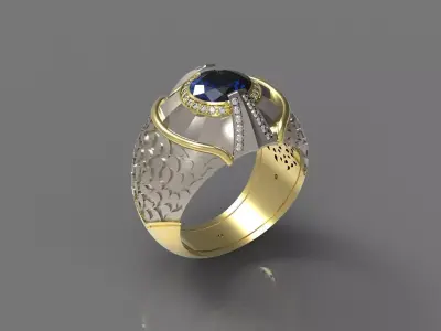 MAN RING N - 231 3D print model
