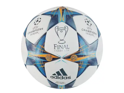 Set Of Adidas Finale Balls 3D model