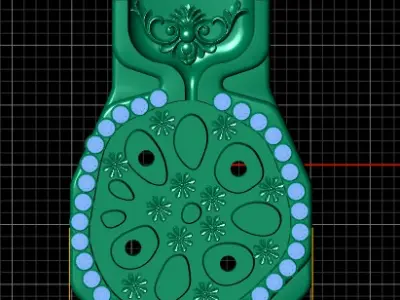 JOYALUKKAS GOLD PENDANT 3D PRINTABLE MODEL  3D print model