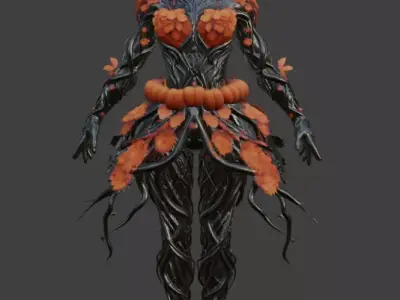 Dark Forest Fairy Figurine for 3D Printing 3D print model