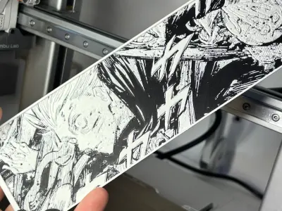 GOJO SATORU - SHIBUYA - HUEFORGEENTHUSIAST - MANGA PANEL 3D model