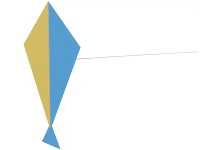 Flying Kite 3D model