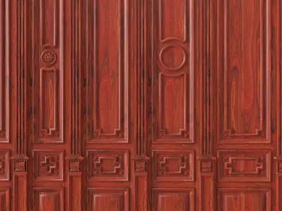 Wooden panel 03 04 3D model