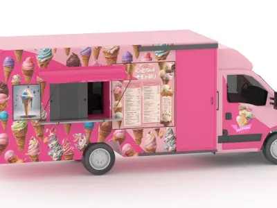 Ice Cream Truck 3D model