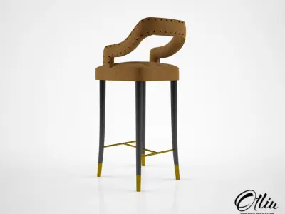 Ottiu Kelly bar chair 3D model