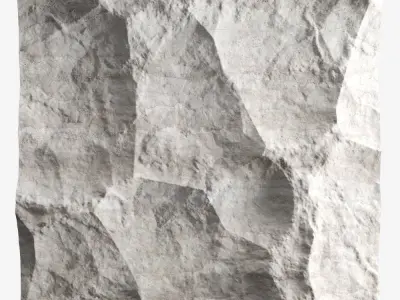 400-RockPanel piece of rock 3D model