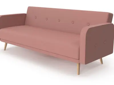 Sofa v3 Low-poly 3D model