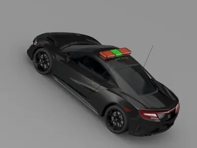 Honda NSX 2016 Safety Car 3D model