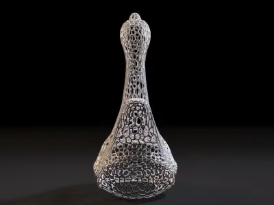 Swan lamp 3D print model