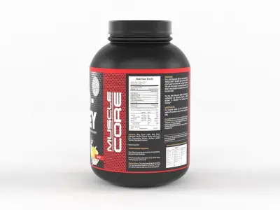 Protein Powder 3D model