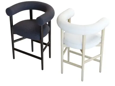 Crate and Barrel Mazz Counter Stool 3D model