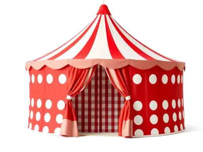 Circus Tent model pack Low-poly 3D model
