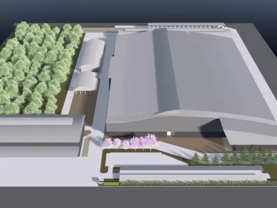 Factory layout 25zz02 3D model