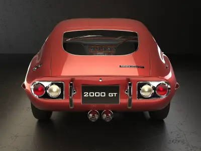 Toyota 2000 GT 3D model