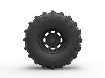 Offroad wheel 19 3D print model