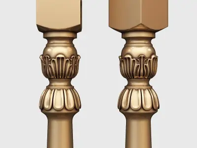 Classic baluster 3D model