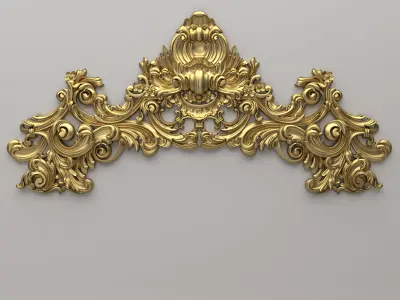 Carved Decor 3D model