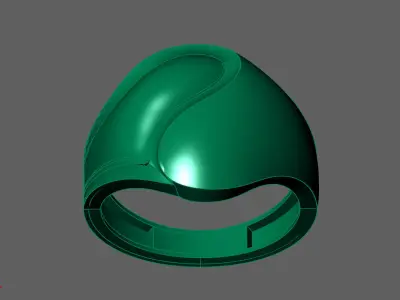 Plain Ring Women Ready STL 3DM Models Womens Rings 3D models 3D print model 64