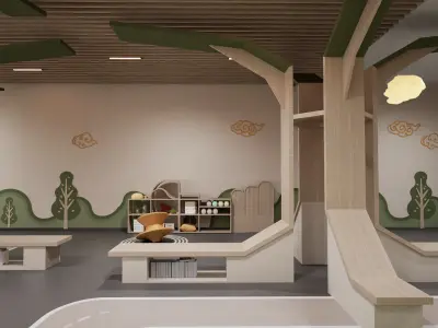 Nursery Library 3D model