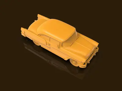 Chevrolet Bel Air 2 door 1955 3D print model