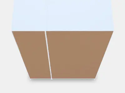 PAX - FORSAND Wardrobe combination 6 Low-poly 3D model