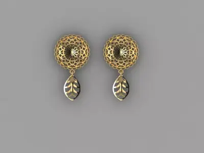 Fashion Earing Tops 3D model