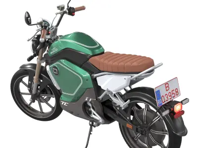 Super Soco TC Cafe electric motorcycle 3D model