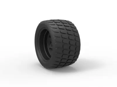  Offroad wheel 14 3D print model