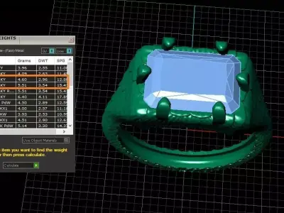 Knight Ring Jewelry model - for Him and Her 3D print model