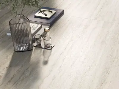 Beige Travertine Stone Tile 3D Model Texture