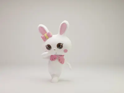 Cute Bunny 3D model purchase
