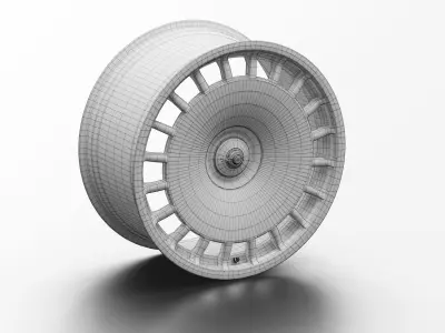 OZ Racing Magnesium Rim DTM 190E 3D Model 3D model 3D model