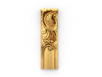 Classic decor ornament carved 33  3D model