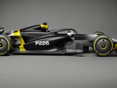 F1 2026 car concept - P226 3D model