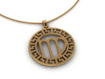 Jewelry pendants in the form of zodiac signs 3D print model