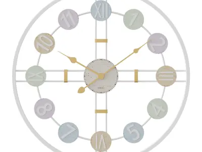 Modena wall clock 3D model