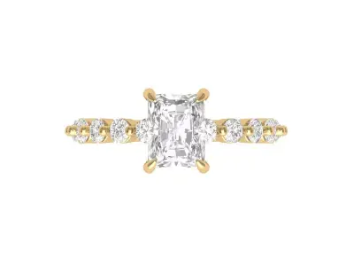 Wedding Ring  3D print model 19