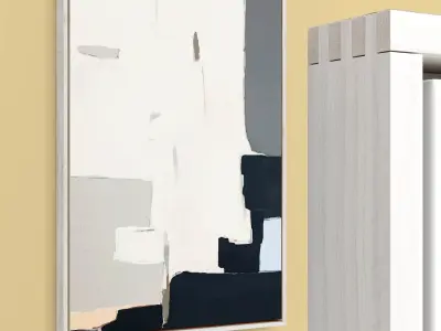Abstract Painting Two Frame 101 Low-poly 3D model