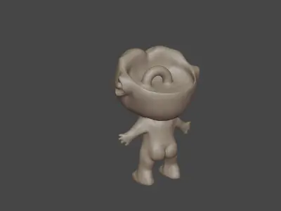 Trolldoll Keyring Free 3D print model