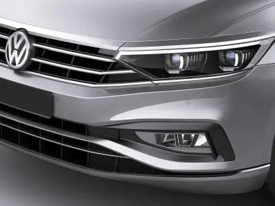 VW Passat Variant 2020 3D model