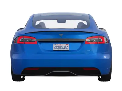 Tesla model S 2021 PLAID 3D model