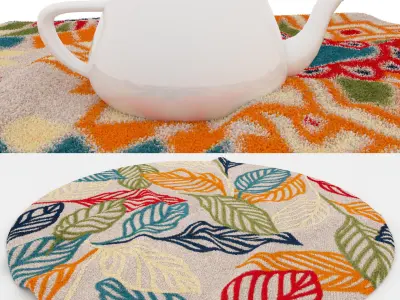 Rugs No 398 Low-poly 3D model