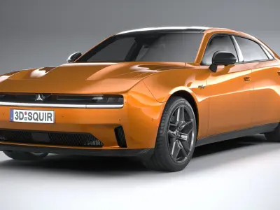Dodge Charger Daytona 4-door 2024 3D model