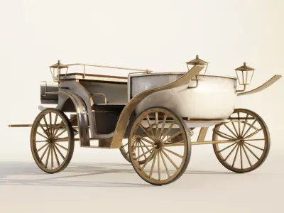 HORSE CARRIAGE 3D model