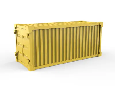 Container shipping 3D print model