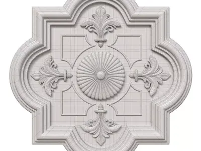Ornamental Medallion 3D model